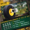 Wiltire 15x6.00-6 Tire and Wheel Assembly (2 Pack),Replacement Riding Lawn