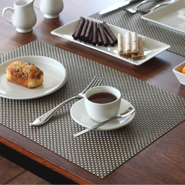 Labelle Hotel Plating Table Mat, Gold Black / 라벨르 호텔플레이팅