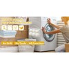 HISSATE Magnetic Dryer Ball Holder for Laundry Room Organization and