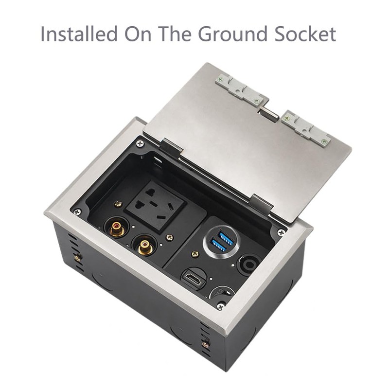 YiKaiEn Dual USB 3.0 Panel Mount Adapter - Threaded Round
