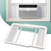 Flehomo Window Air Conditioner Side Panels with Frame, Adjustable Insulation