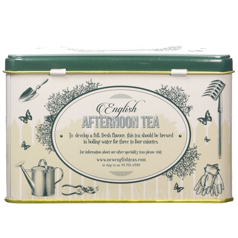 New English Teas Garden Teabag Tea Tin