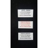 (3) HIGH QUALITY DUNCAN PARKING METER "HOURS OF OPERATION CARDS"