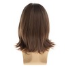 Beweig Mens Mixed Brown Wig Short Layered Natural Synthetic Halloween
