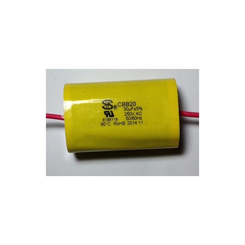 S.Y. Elec. CBB20 Motor Run Capacitor 30uF 250V AC Oval