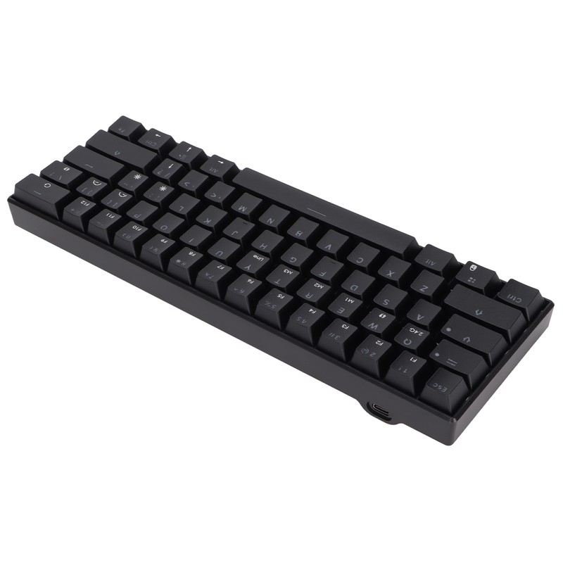 Mechanical Keyboard 61 Keys Three Modes Support Wireless Portable Ergonomic