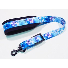 Butterfly Pattern Neoprene padded Saxophone strap with locking swivel snaphook for Alto, tenor or Soprano Sax Model SSXW Butterflies by Legacystraps