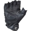 Yellow Corn YG-247S Leather Half Finger Gloves, Black, Medium