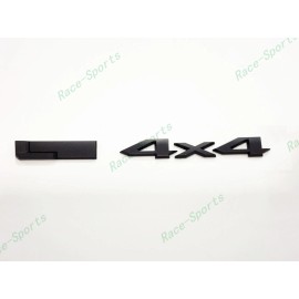 Grand Cherokee 2PCS 2021+ Jeep Grand Cherokee L/WL Rear 4X4 L Nameplate Emblem Matte Black