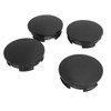 Set of 4 Black Wheel Centre Caps Hub Cap Cover