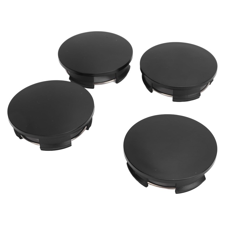 Set of 4 Black Wheel Centre Caps Hub Cap Cover