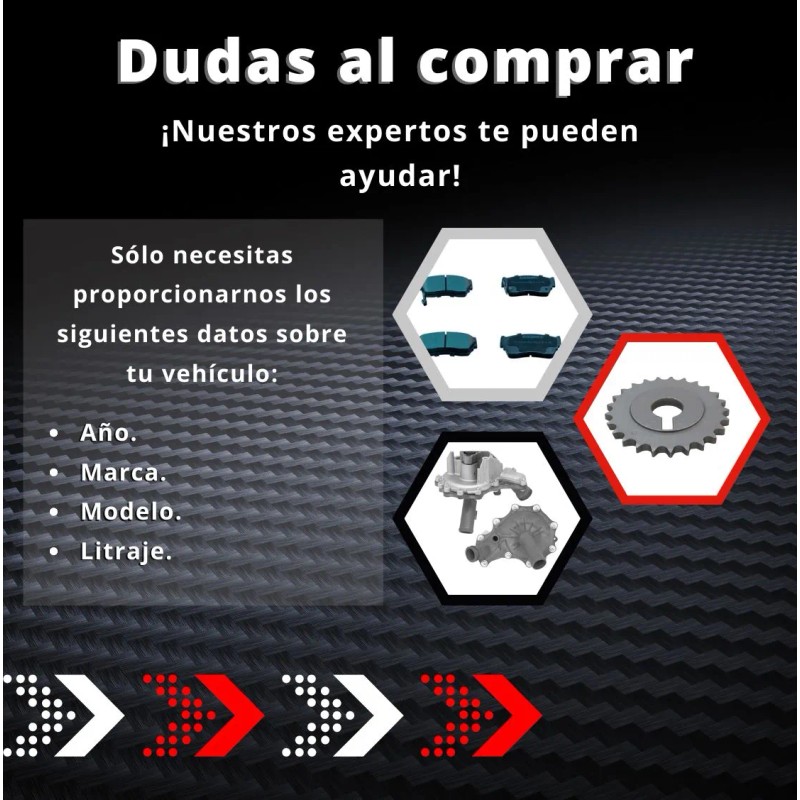 Kit Banda Tiempo Distribucion Mazda 2.0l B2000 1986-1987