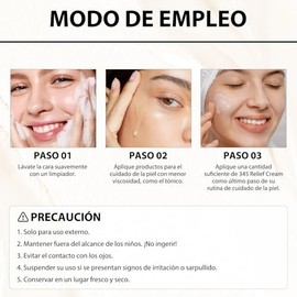 SINYI 345 Relief Cream, crema reparadora intensiva, hidratante y humectante, crema suave y calmante, adecuada para todo tipo de piel (1pcs)