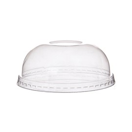 Eco-Products Compostable 5oz Paper Food Bowl Dome Lids, Case of 1000, Fits 5oz Round Containers, Renewable PLA Material Made from Plants, Cold Foods, Clear, ASTM Compliant, BPI-Certified