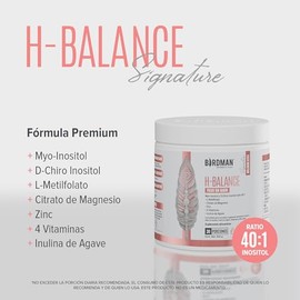 BIRDMAN H-Balance | Myo & D-Chiro Inositol, Citrato de Magnesio, Vitaminas y Zinc | Alta Concentración en Proporción 40:1 | Fórmula Premium Sin Aditiv