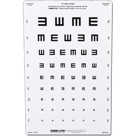 Tumbling E Wide-Spaced Distance Chart