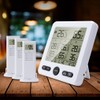 Indoor Thermometer Digital with Wireless Weather Station Capability Time Display
