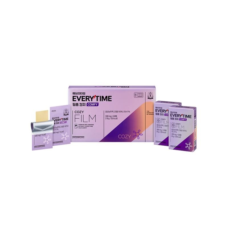 CheongKwanJang [Jeongmol] Everytime Film Comfy (30-Day Supply) 300mg*60 Sheets