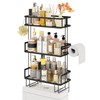 Godboat Bathroom Organizers and Storage, 3-Tier Bathroom Shelves, Over Toilet