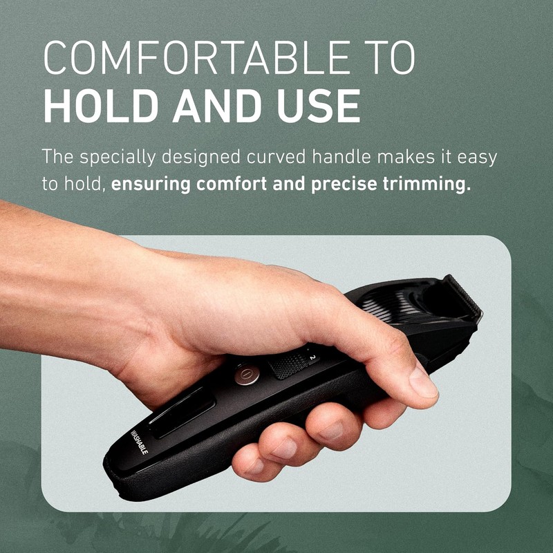Panasonic Beard Trimmer for Men Cordless Precision Power, Hair Clipper