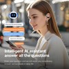 7JI AI Language Translation Earbuds,Smart Bluetooth Translator Device with 144