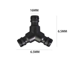 Garden Hose Connector, Quick Connector Kits - 6PCS Hose End Connector & 2PCS (3 Way) 1/2" Y Male Hose Connector Splitter Fitting for 1/2 inch Hosepipe End Quick Connector & Shunt