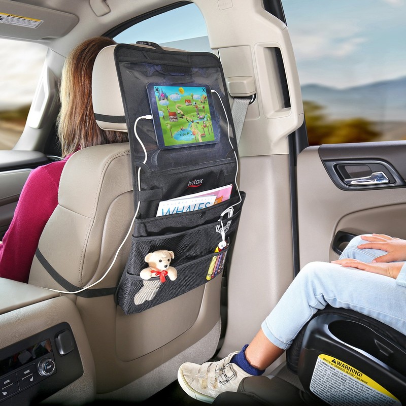 Britax View-N-Go Backseat Car Organizer with Tablet Holder | Crash