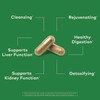 Organic Herbal Liver Kidney Support Supplement 90 Count Detoxify Revitalize