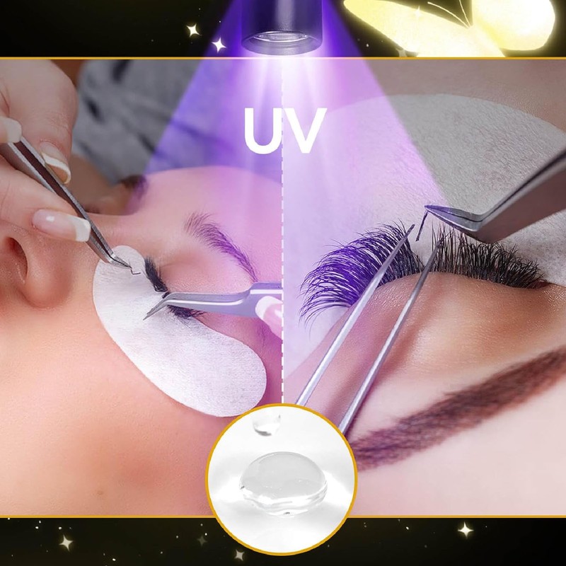 UV Glue Curing Light Portable Wrist UV LED Lamp with