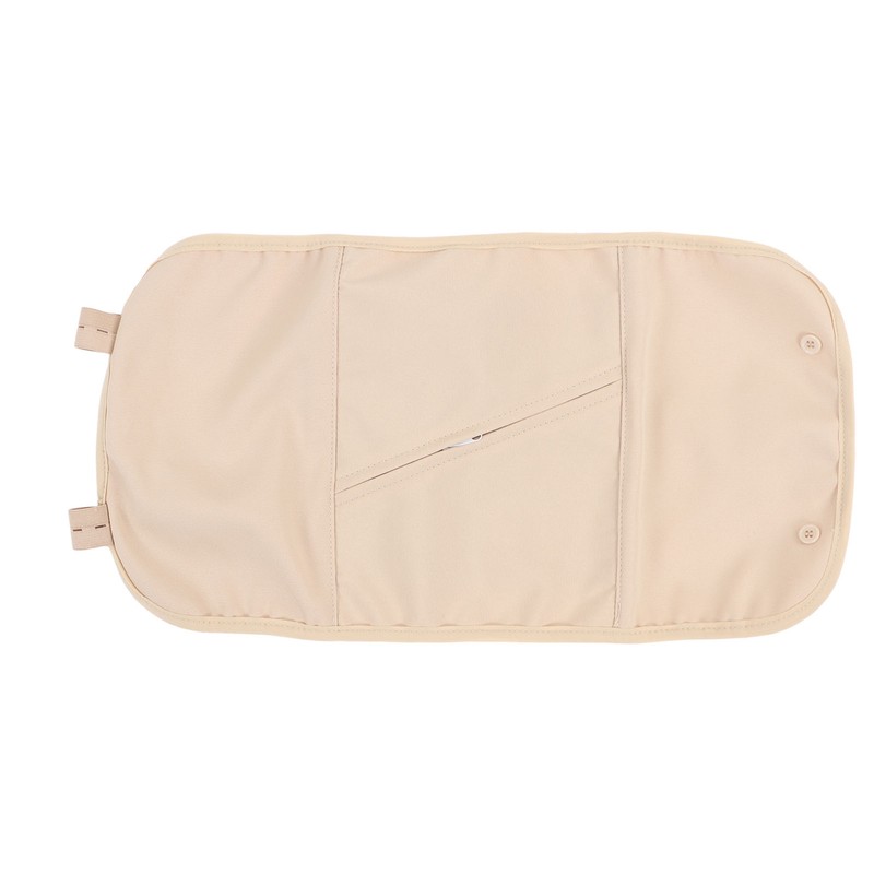 2pcs Castor Oil Stomach Pack Reusable Zipper Pocket Less Mess