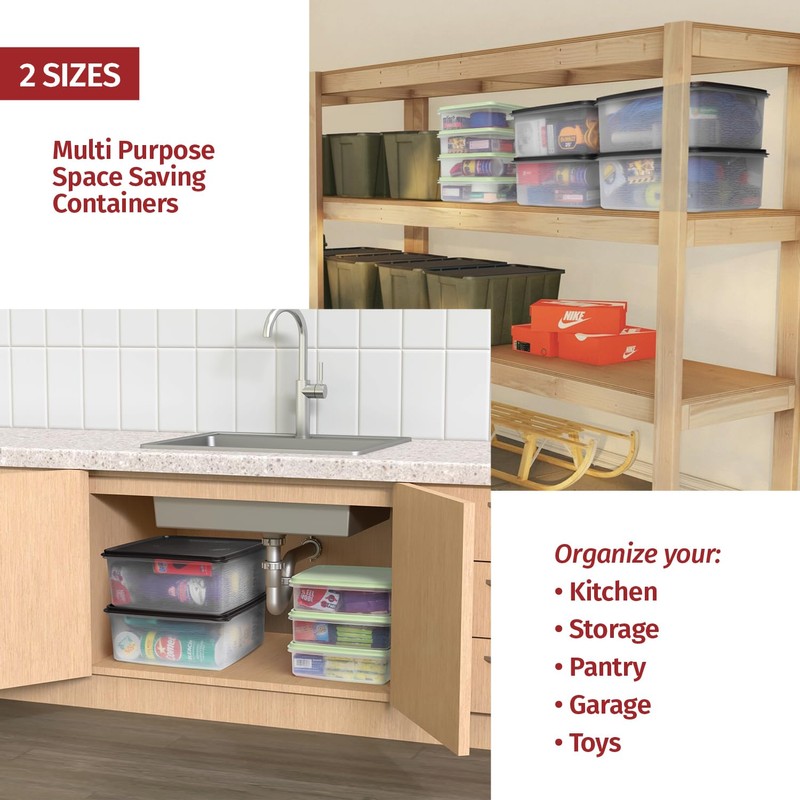Plastic Storage Container with Lid – 3L Cupcake Carrier –
