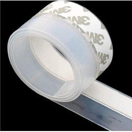 Transparent Door Seal Strip for Glass and Sliding Doors - 16.4ft