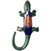 Fine Crafts Imports Wall Hanging Gecko Hand-Made Mexican Talavera Garden Sun Ceramic Lizard