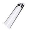 2pcs Car Side Door Sticker Waterproof Universal Sports Racing Style