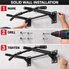 Wall-Mounted Multi-Grip Pull-Up Bar for Home Gym, 36.6-Inch Wide