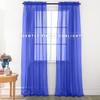 Elegant Comfort 2-Piece Sheer Panel with 2inch Rod Pocket -