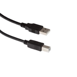 CablesAndKits USB Printer Cable 3 Feet, A to B Cable, Printer Cord to Computer, USB A to B Male/Male Connection, 480Mbps Transfer, PC/Mac Compatible, Plug-and-Play