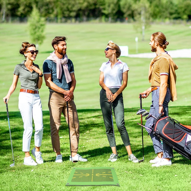 Hitting Practice Mat for Swing Detection Batting Path Visual Feedback