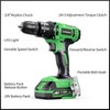 20V Cordless Drill, Electric Power Drill Set with Battery Charger,