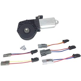 Front Left Driver Side Window Motor with Wiring Harness - Compatible with 1993-2011 Ford Ranger