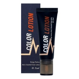 Man with Flowers Energy Factory Men's Essential Color Lotion SPF35PA++, No. 1 - Cool, 1 Piece / 꽃을든남자 에너지팩토리 맨즈 에센셜 컬러로션 SPF35PA++, 1호 - 쿨, 1개