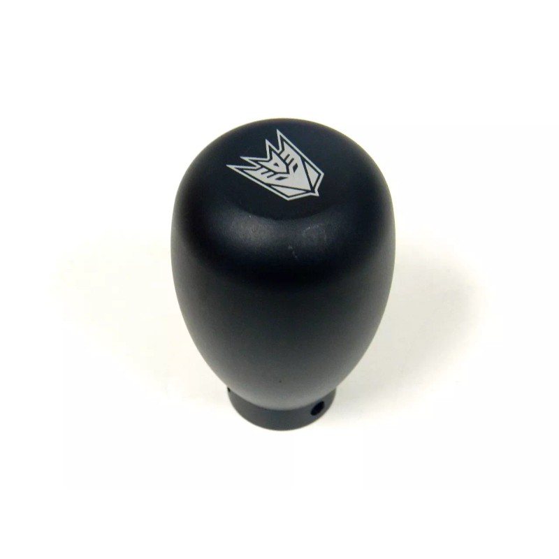 SESHOP BLACK UNIVERSAL DECEPTICON ALUMINUM SHIFT KNOB MANUAL TRANSMISSION MT