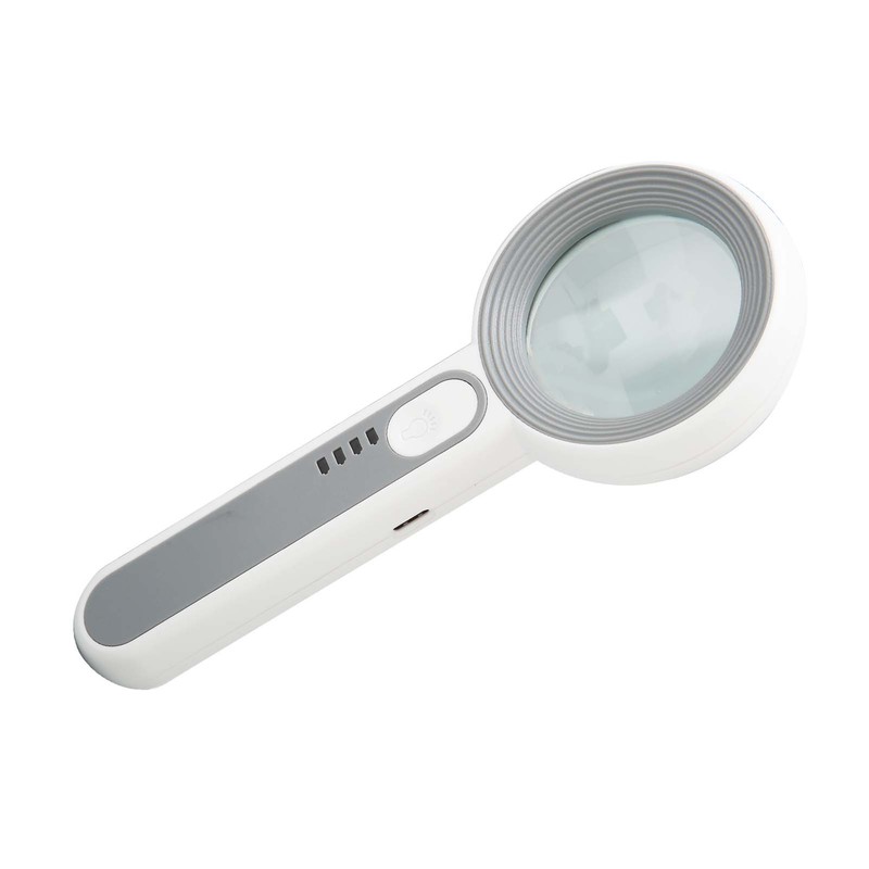 Magnifying Glass with Light 12 LED 5X Handheld 3 Brightness