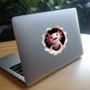 Bubbles - Axolotl Decal - Wall Hole Sticker with 3D