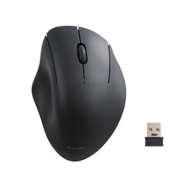 Elecom M-SH10MBSKXBK Mouse SHELLPHA Wireless Multi, 3 Buttons, Medium, Antibacterial, Quiet Design, Black