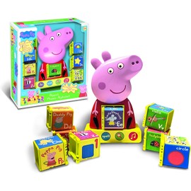 Peppa Pig - PP12 Peppa's Phonic Alphabet Toy For Kids - Interactive Learning & Child Development, Phonics, Alphabet, Spelling, Vocabulary and Recognition - Features 4 Fun Activities , 3+ Years