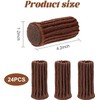 TopBine 24 PCs Furniture Leg Socks，High Elastic Knitted Chair Leg