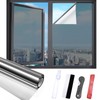 Sesybuty Window Privacy Film with Free Installation Tools, One Way