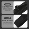 DOITOOL Nylon Flashlight Pouch Holder for Belt Multipurpose Flashlight for