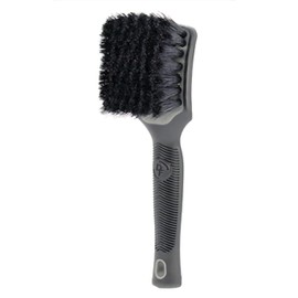 Detail Factory ProGrip Interior Scrub Brush - Ergonomic Design, Easy to Clean Interior Plastic (Gray)